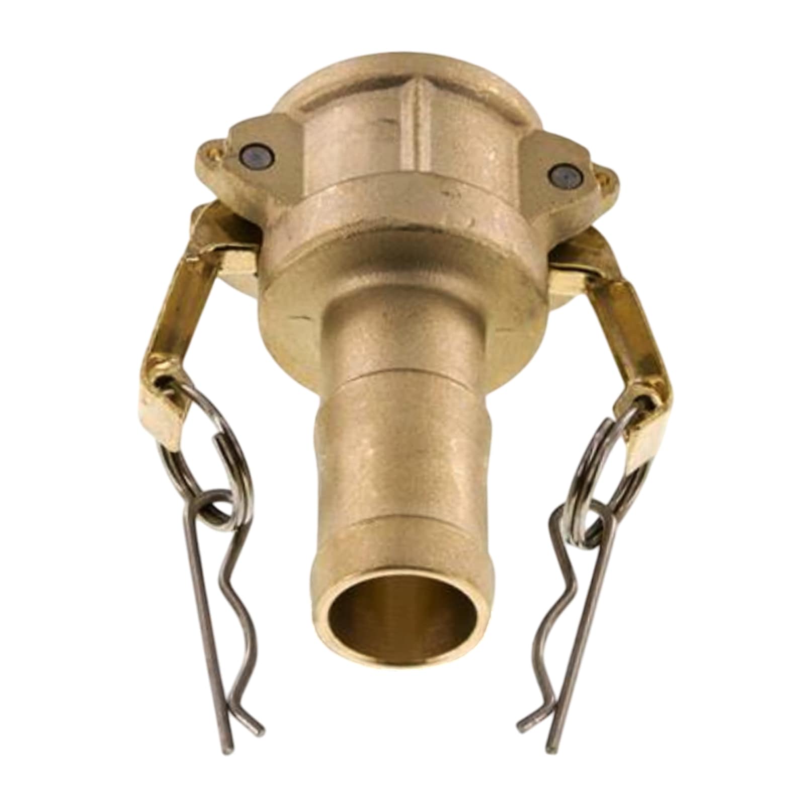 Kamlock Typ E - Vaterteil Messing - 145,2 mm Stecker  -> Tülle 128 mm 5" Zoll DN125 - PN 5 bar