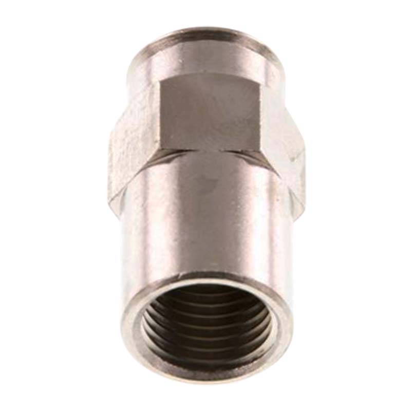 6 mm x 1/8" Pneumatik Schnell Steck Verbinder IQS MSV Messing Innengewinde - PN 16 bar
