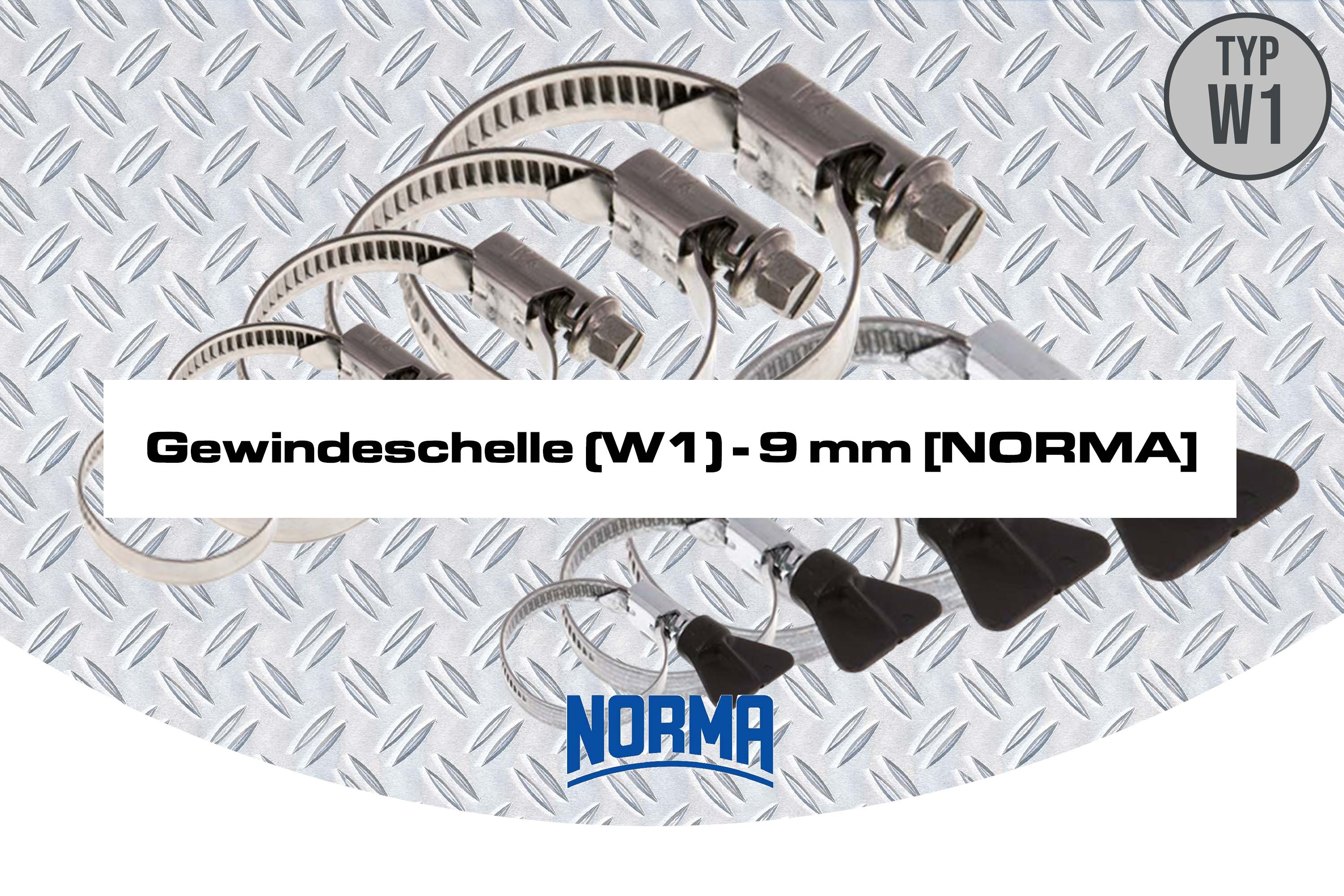 Gewindeschelle (W1) - 9 mm [NORMA]