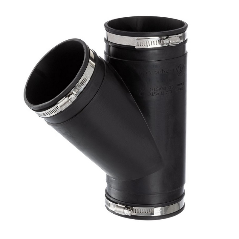 32 mm NBR Flex Fitting T-Stück 45° Verbinder Reparatur (Klemmbereich 28 - 38 mm)