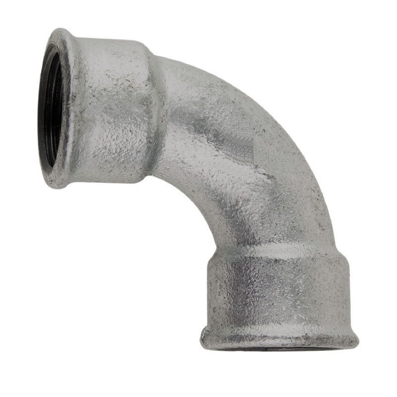 4" Gusseisen Temperguss Fitting Nr. 2 Bogen 90° Innengewinde IG DVGW PN 25 bar
