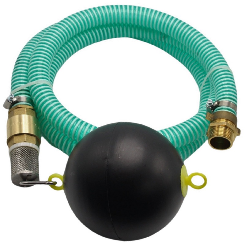 25 mm 1" Zoll Ansaug Saug Schlauch Pumpen Garnitur schwimmende Entnahme grün - 25 m
