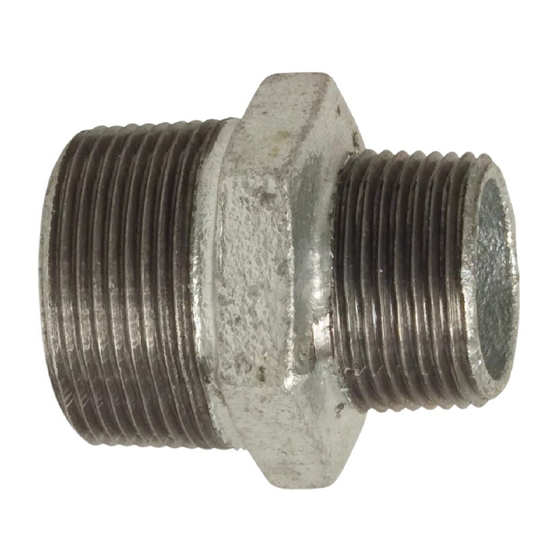 4" x 3" Gusseisen Temperguss Reduziernippel Nr. 245 Außen x Außengewinde AG DVGW PN 25 bar
