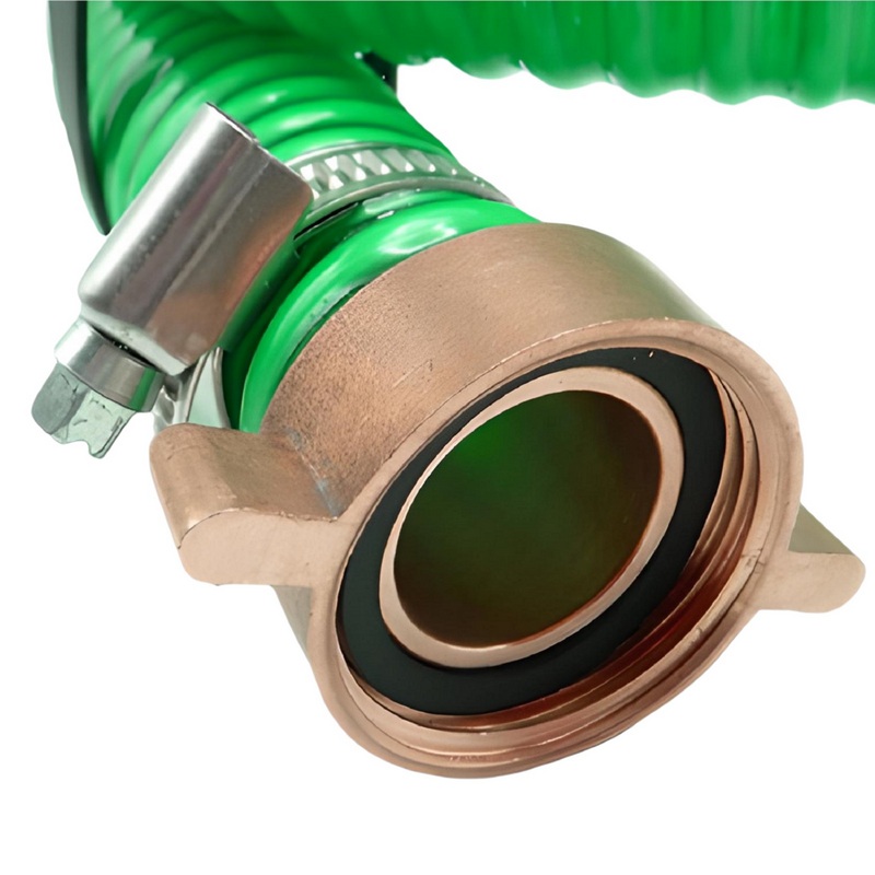 32 mm 1 1/4" Zoll Saug Schlauch Pumpen Garnitur Verlängerung  grün - 6 m