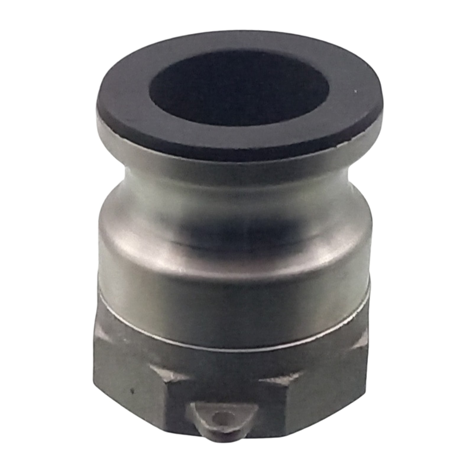 Kamlock Typ A - Vaterteil Edelstahl V2A (AISI 316) - 45,5 mm Stecker mit Innengewinde (IG) 1 1/4" Zoll DN 32 PFA beschichtet - PN 25 bar