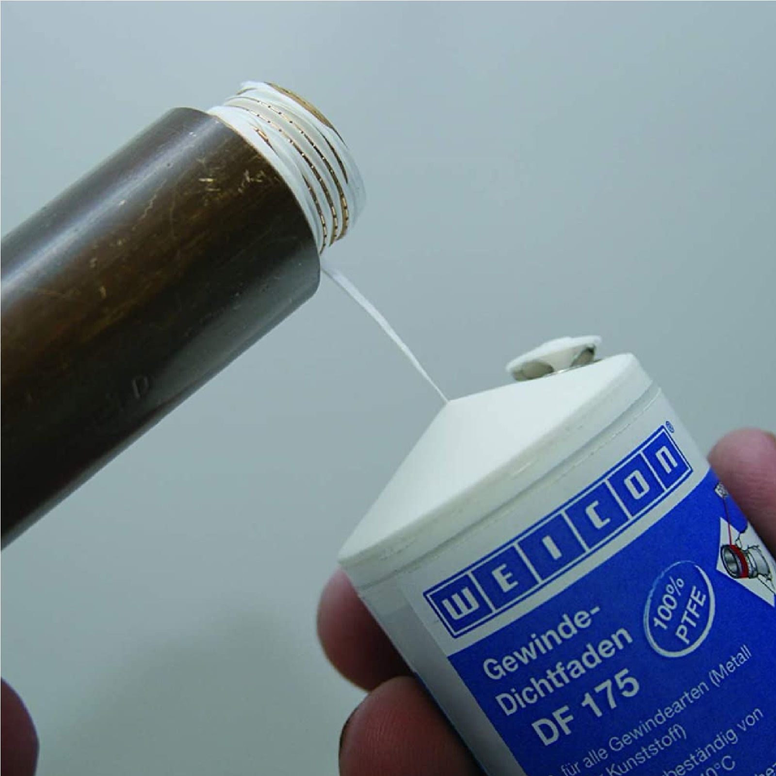 Gewinde Dichtfaden mit Gleitmittel PTFE nicht brennbar DVGW - 175 m