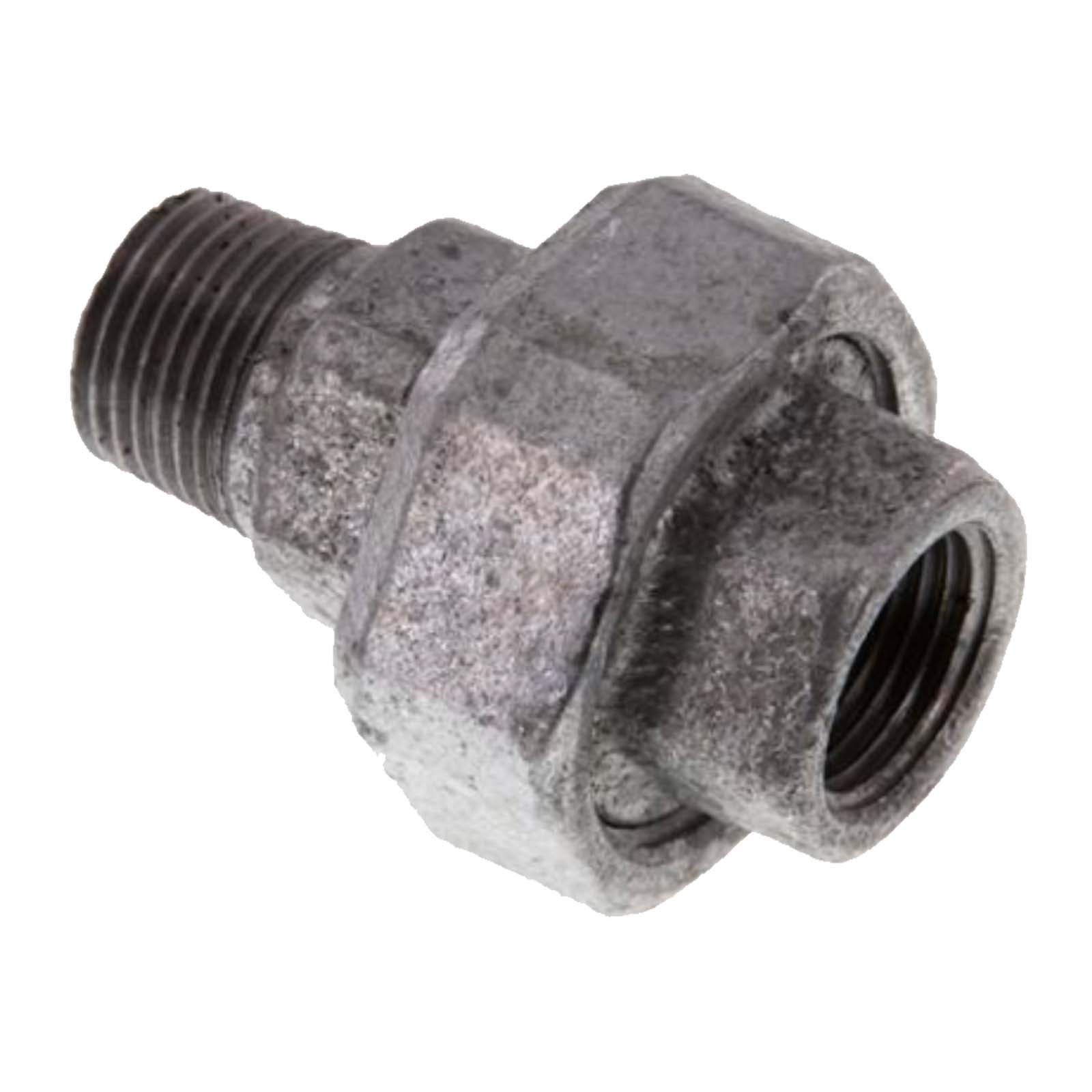 3" Gusseisen Temperguss Fitting Verschraubung Innen x Außengewinde IG x AG DVGW konisch dichtend - PN 25 bar