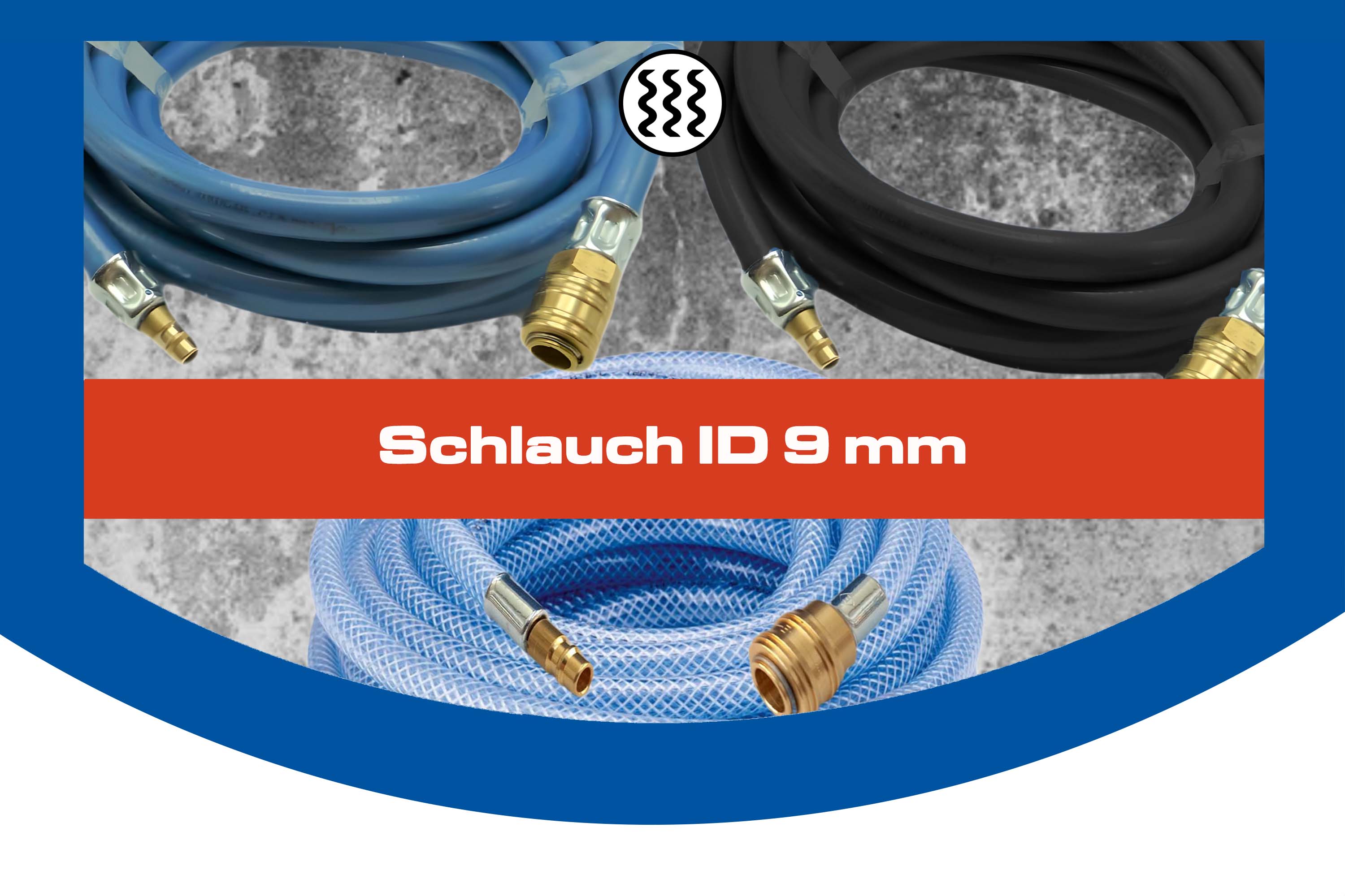 Schlauch ID 9 mm