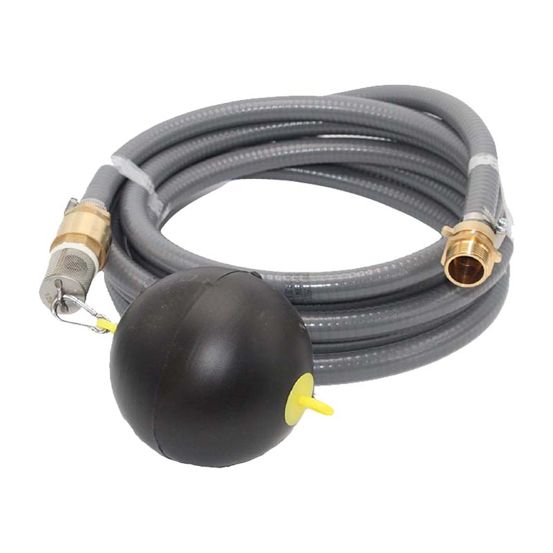 19 mm 3/4" Zoll Ansaug Saug Schlauch Pumpen Garnitur schwimmende Entnahme grau - 18 m
