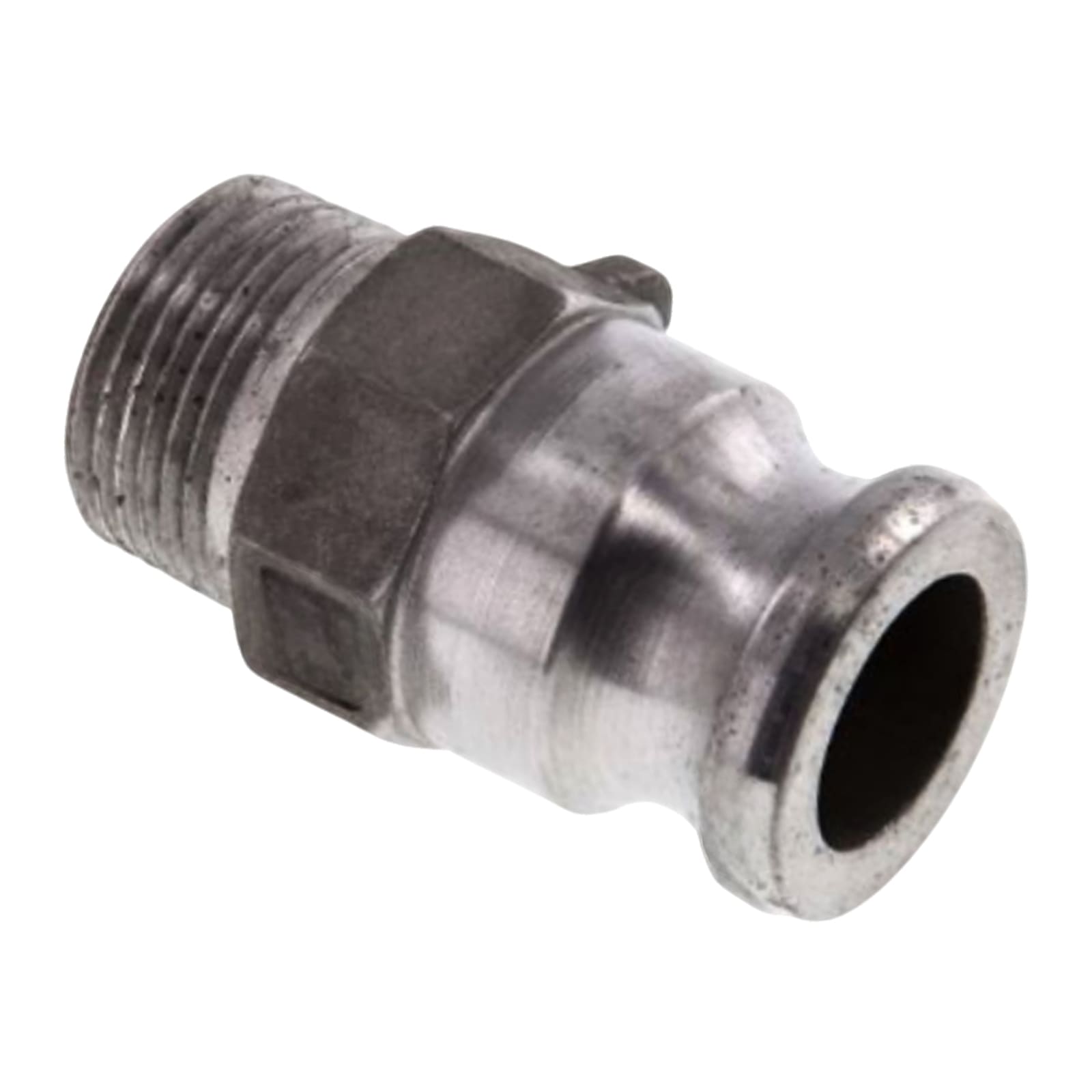Kamlock Typ F - Vaterteil Aluminium - 32,1 mm Stecker mit Außengewinde (AG) 3/4" Zoll DN 20 - PN 10 bar