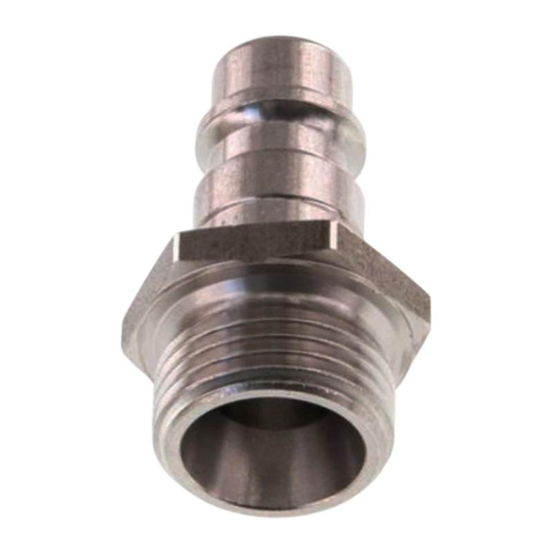 1/8" Druckluft Stecker Nippel Einsteck Anschluss Edelstahl NW 7,2 mit Innengewinde AG - PN 35 bar