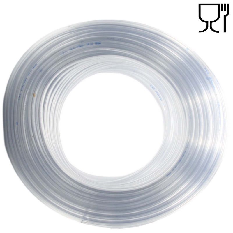 4 x 6 mm PVC Luft Filter Wasser Universal Labor Aquarium Terrarium Schlauch klar durchsichtig - PN 2 bar  - 25 m