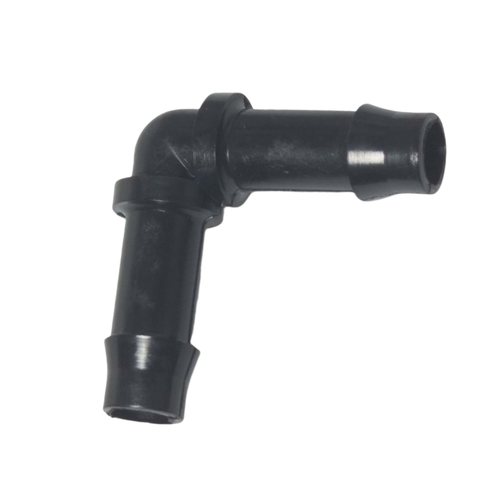 25 mm PA Nylon Winkel 90° Schlauch Verbinder Stutzen Doppel Tülle Kupplung Fitting WF schwarz PN 10 bar