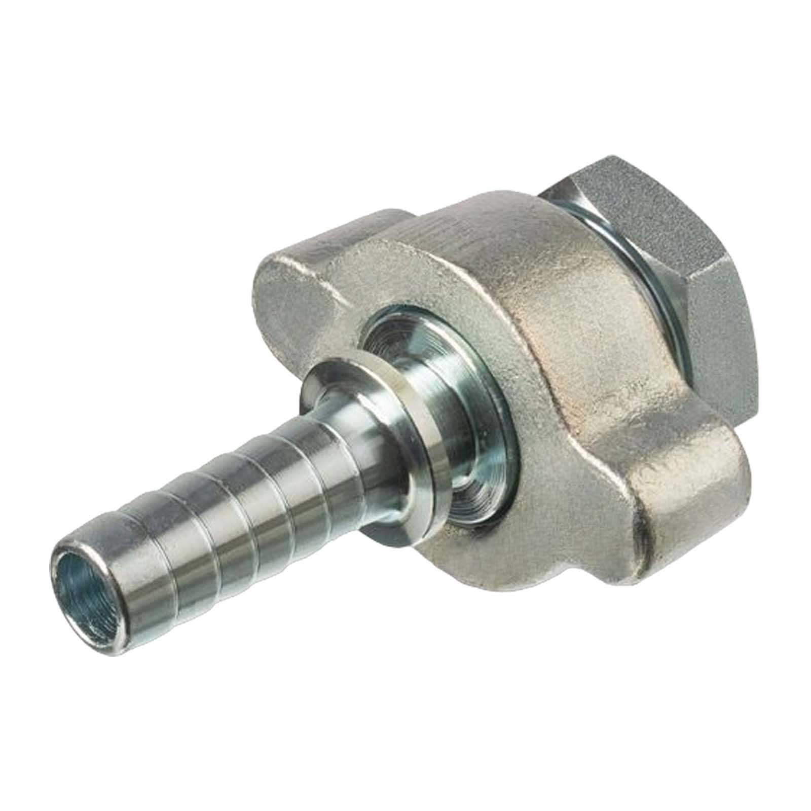 2" BOSS Dampfschlaucharmatur Innengewinde NPT Sicherungsbund Stahl verzinkt Stutzen Tülle 51 mm - PN 18 bar