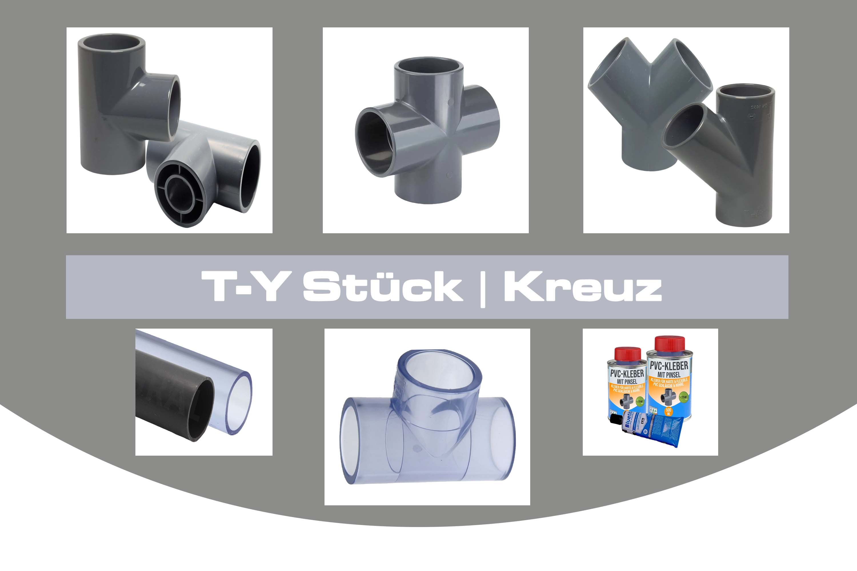 T-Stück / Kreuz
