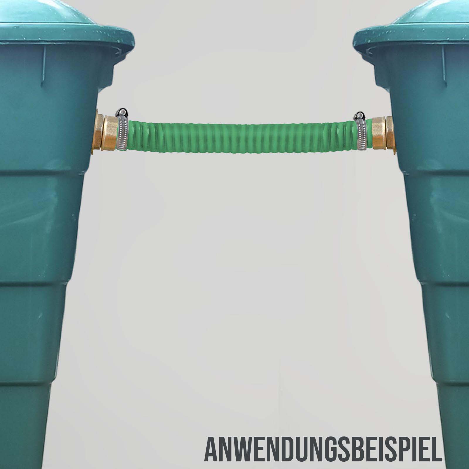 32 mm 1 1/4" Regentonnen Überlauf Fass Wasser Tank Verbinder Kupplung - 1,0 mtr