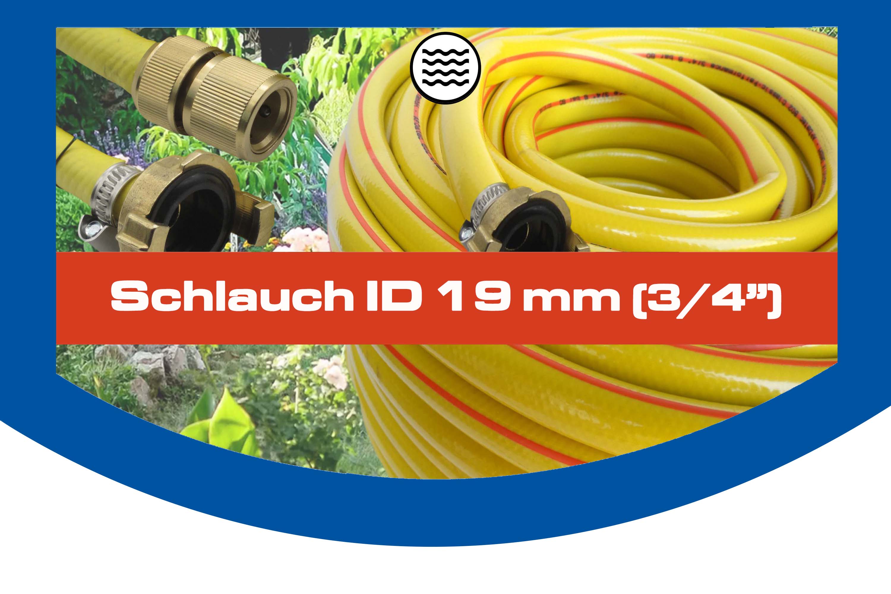 Schlauch ID 19 mm (3/4")