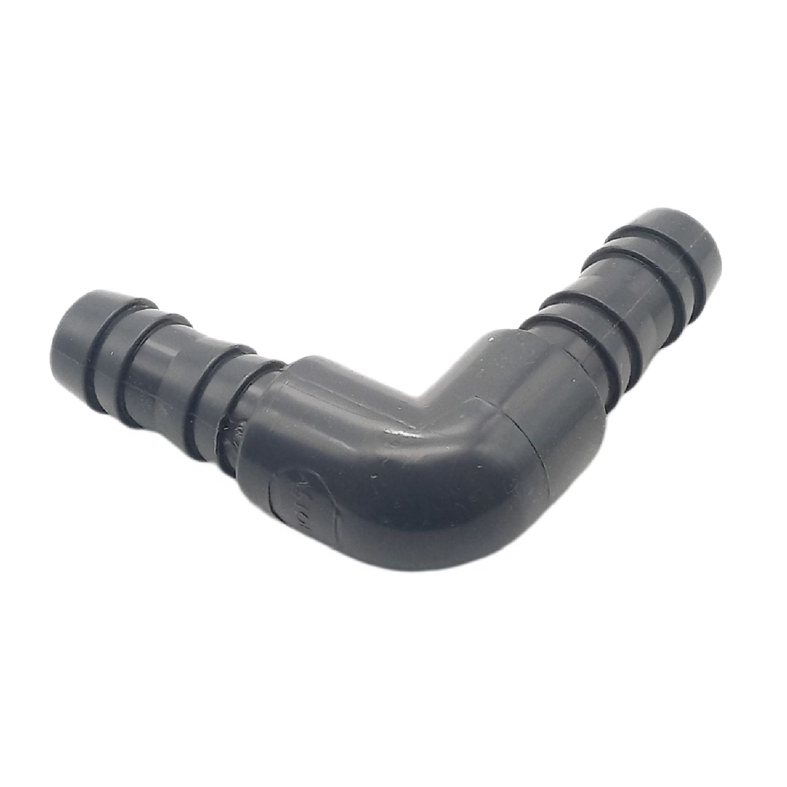 16 mm PVC PROFI Winkel 90° Schlauch Verbinder Stutzen Tülle Pool Teich Garten - PN 10 bar - Montage-Set