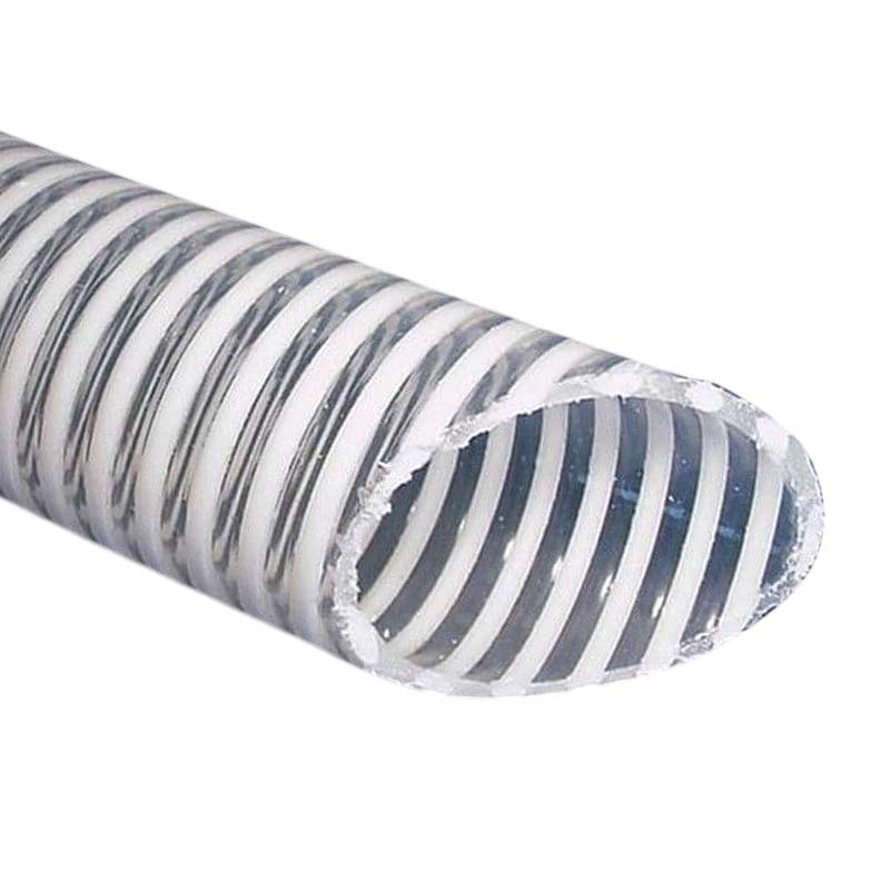 40 mm PVC Saug Schlepp AnSaug Schlepp Spiral Förder Pumpen Gülle Wasser Schlauch Multi-Purpose transparent