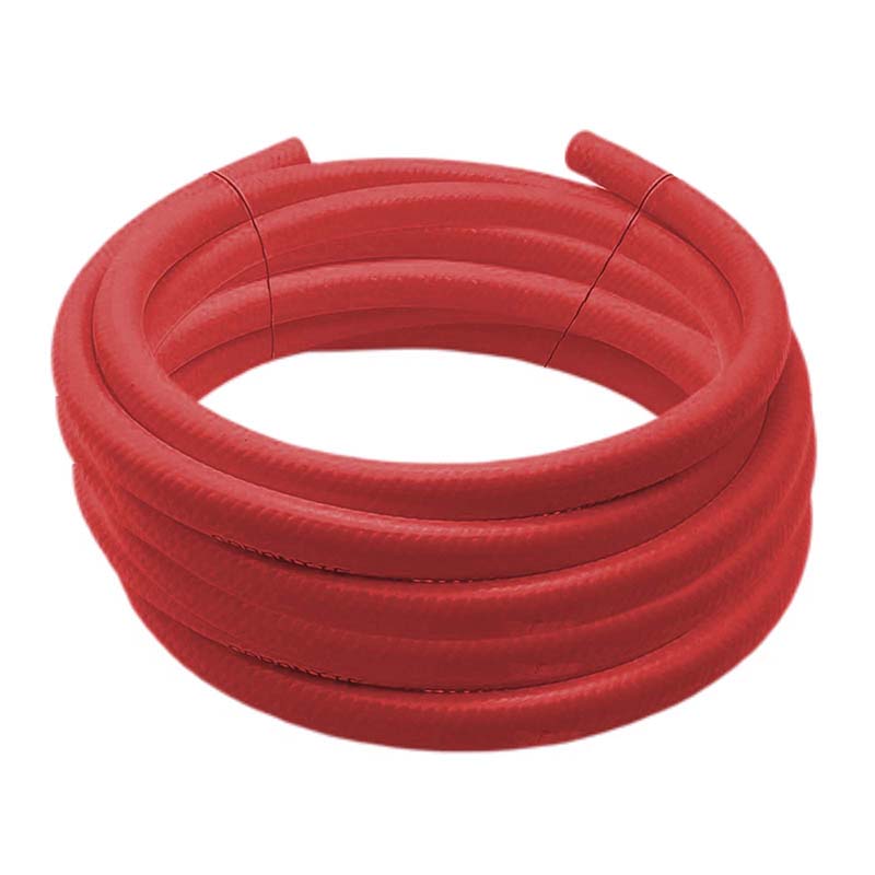 1/2" 13 mm 3-lagig Garten Wasser Bewässerung Universal Schlauch rot/grau - PN 10 bar - 25 m