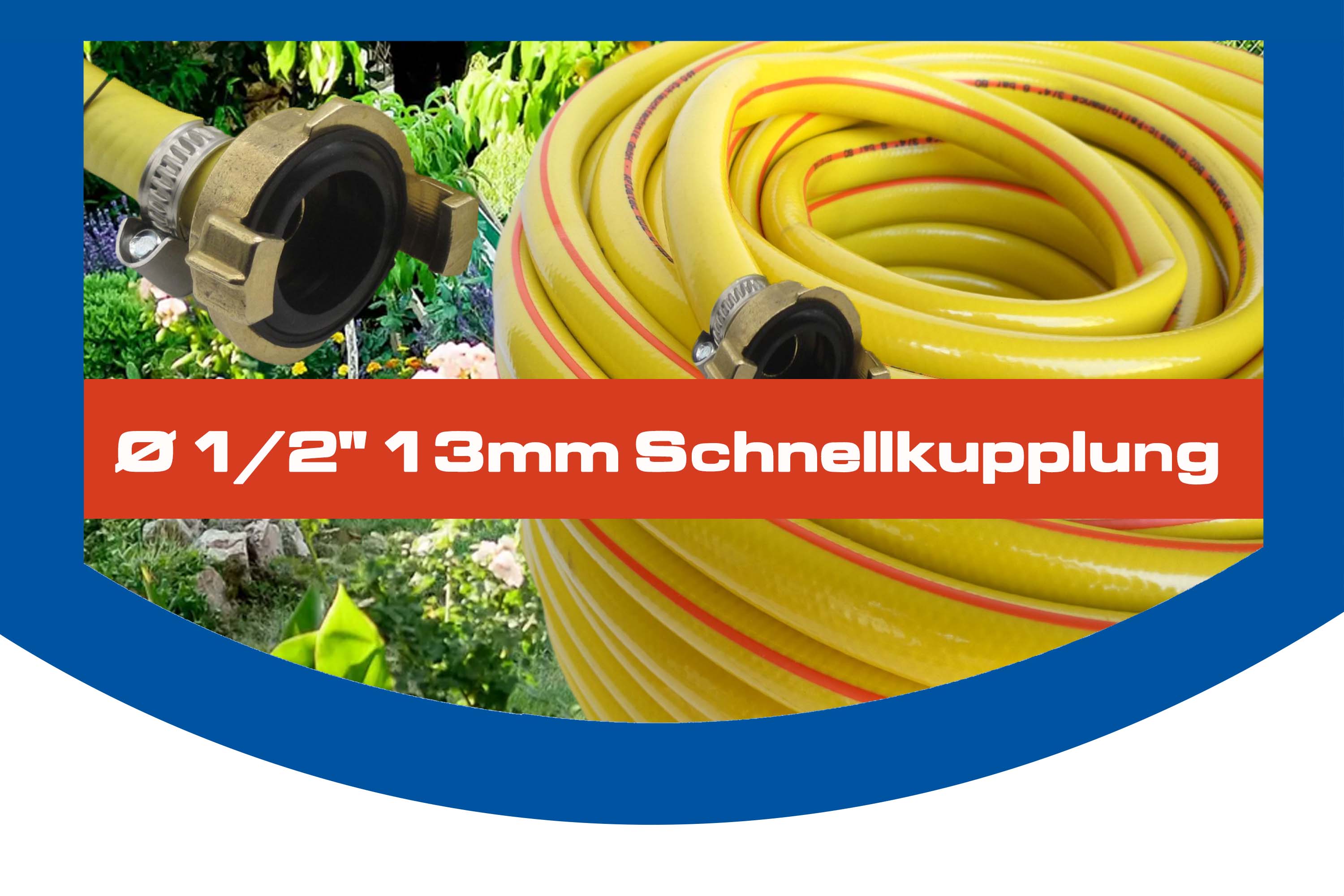 Ø 1/2" 13 mm Schnellkupplung