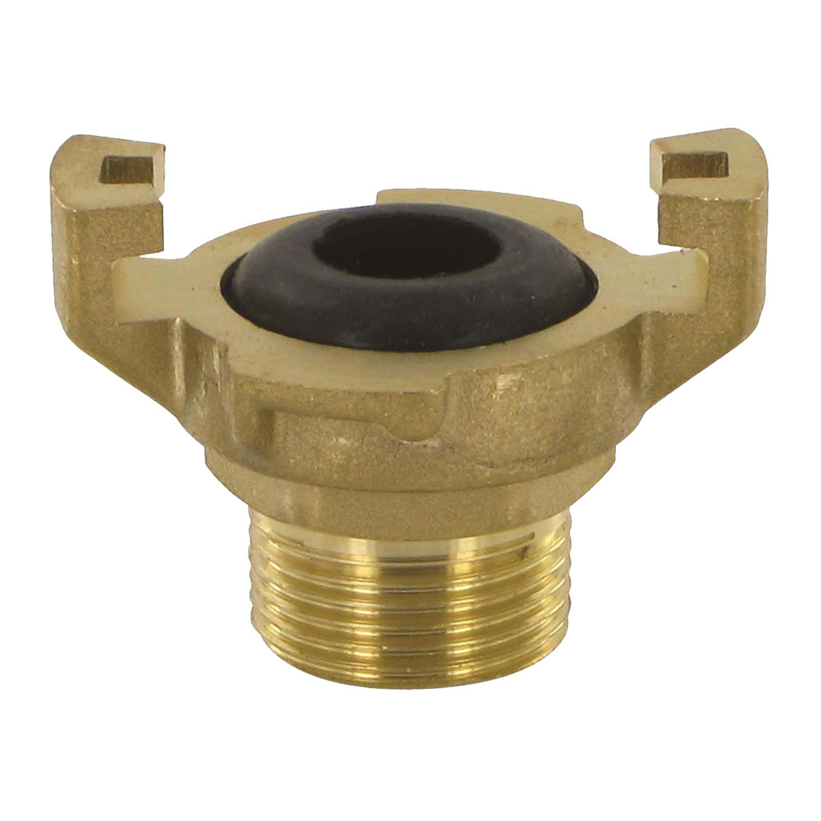 3/4" Pressluft Klauen Kupplung Express Messing Abstand 41 mm BSPP Außengewinde AG - PN 10 bar
