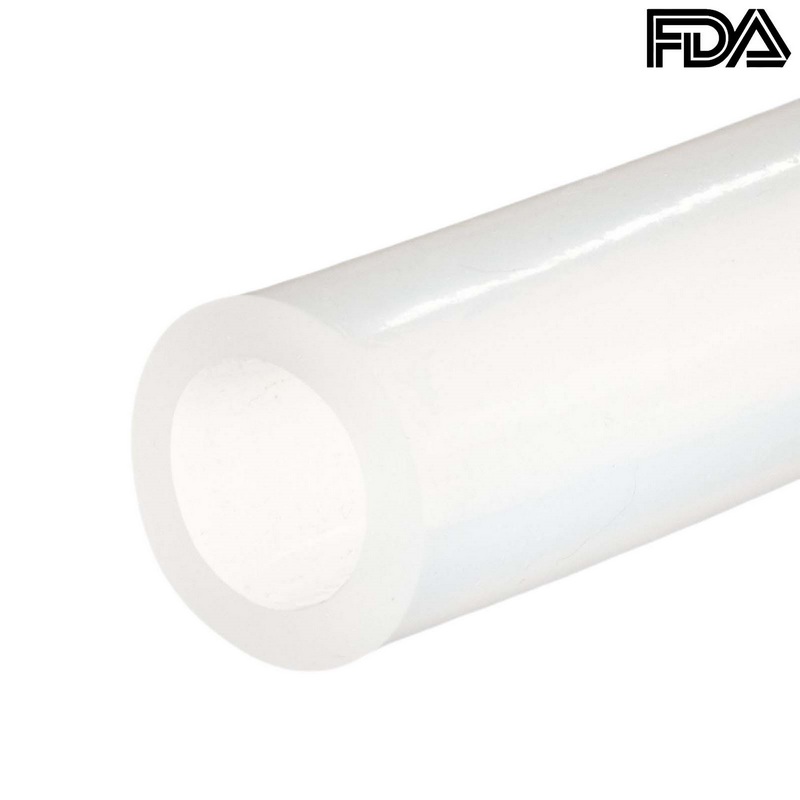 25 x 35 mm Silikon Silicon Milch Schlauch transparent lebensmittelecht FDA 0,28 bar