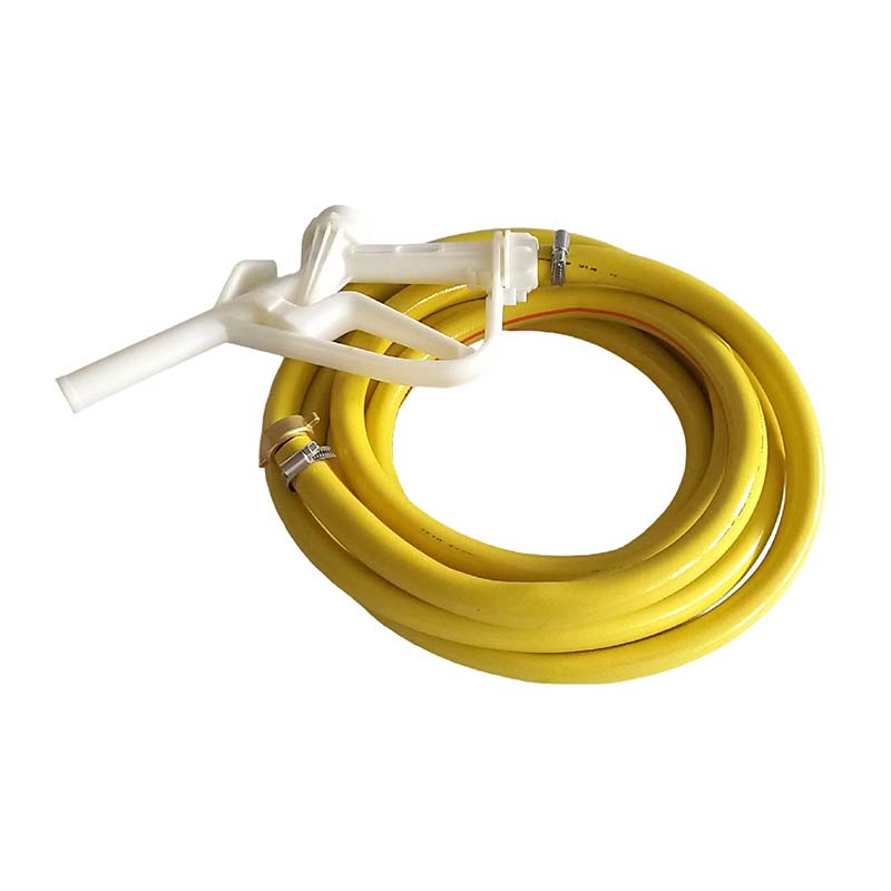 3/4" 19 mm Zapf Schlauch Garnitur mit 2/3 Verschraubung IG 1" - 4 m (PP Pistole weiss) - PN 5 bar