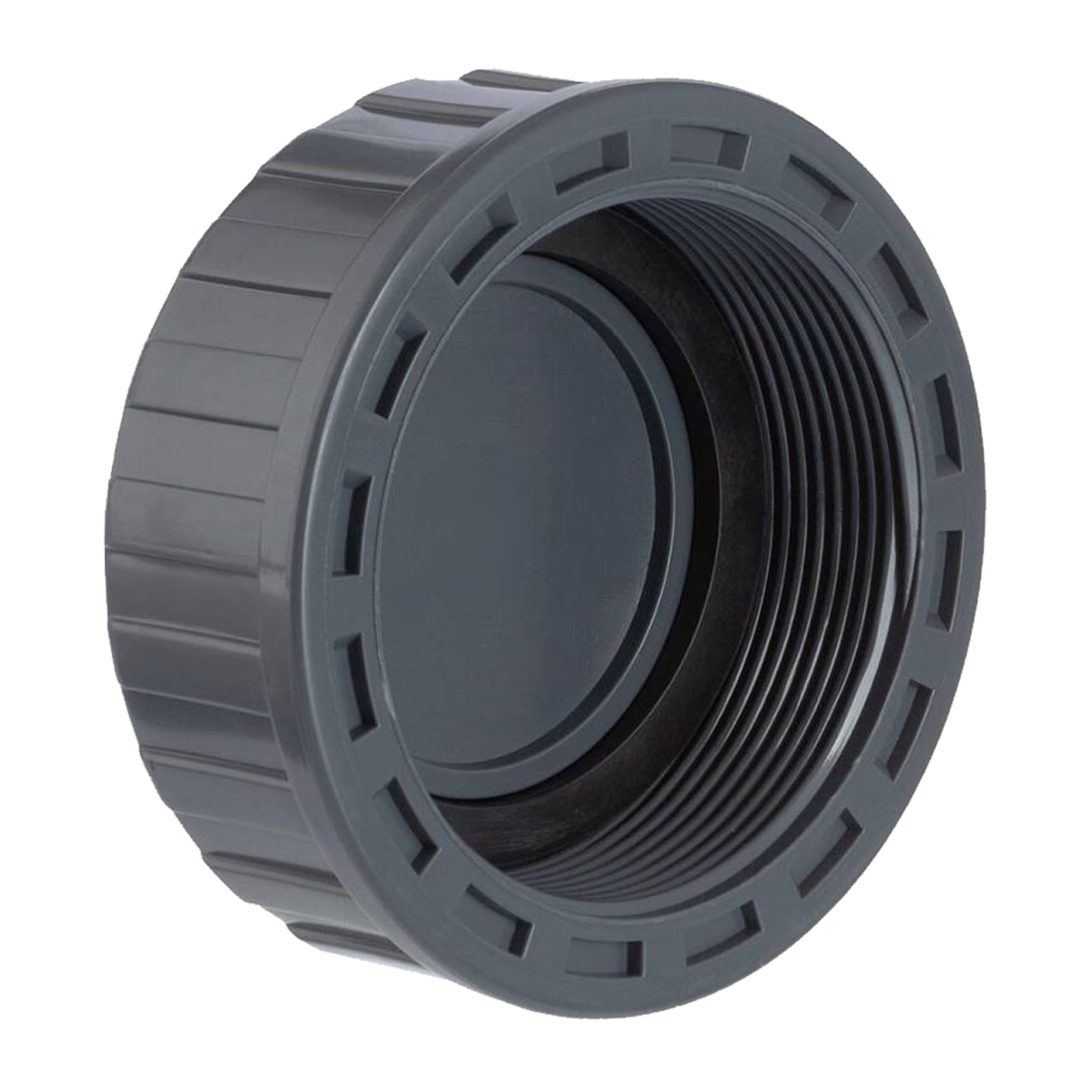 1/2" PVC Fitting Gewinde Kappe End Verschluss Innengewinde IG - PN 10 bar
