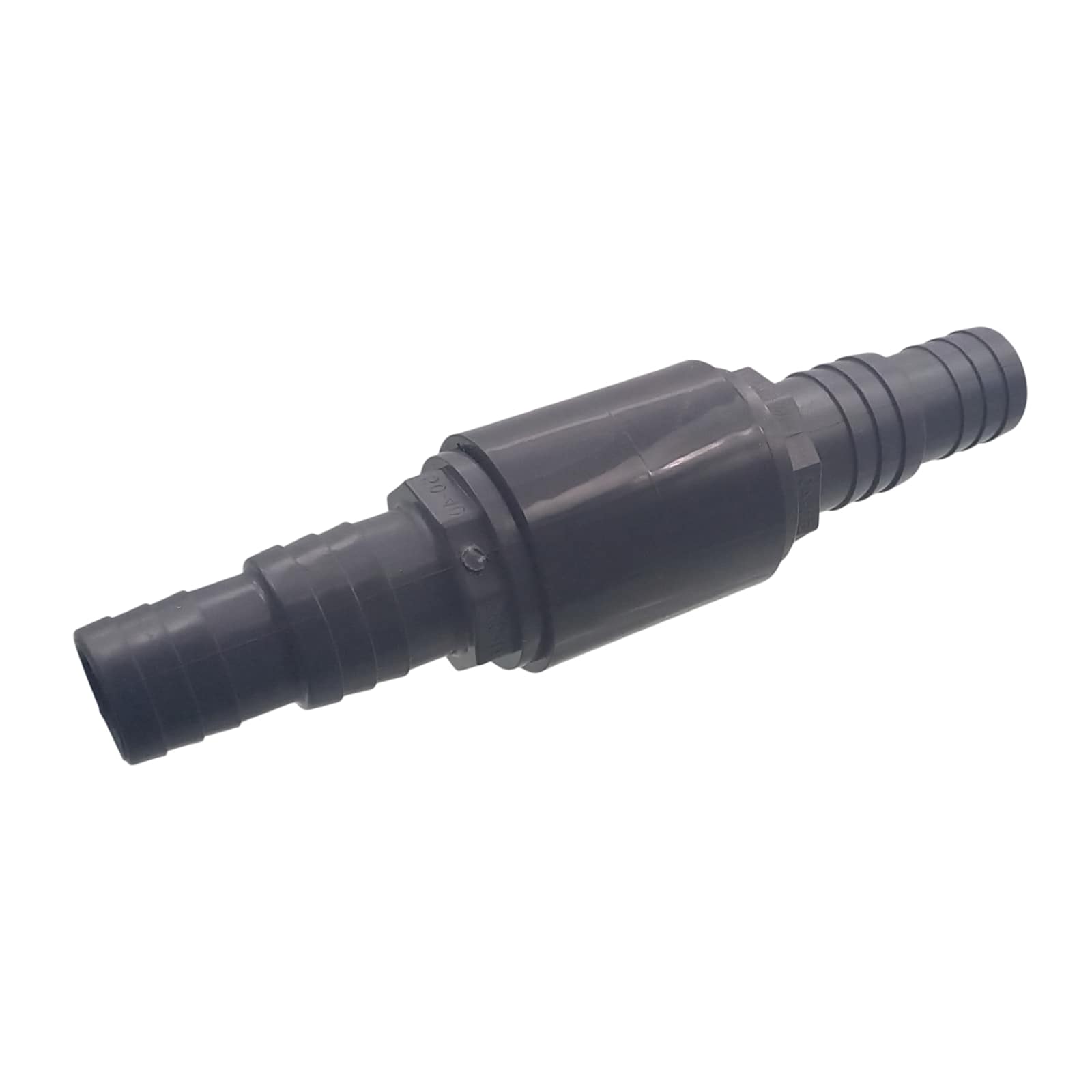 32 / 38 mm PVC PROFI Gerade Schlauch Verbinder Stutzen Tülle Pool Teich Garten - PN 10 bar - Montage-Set