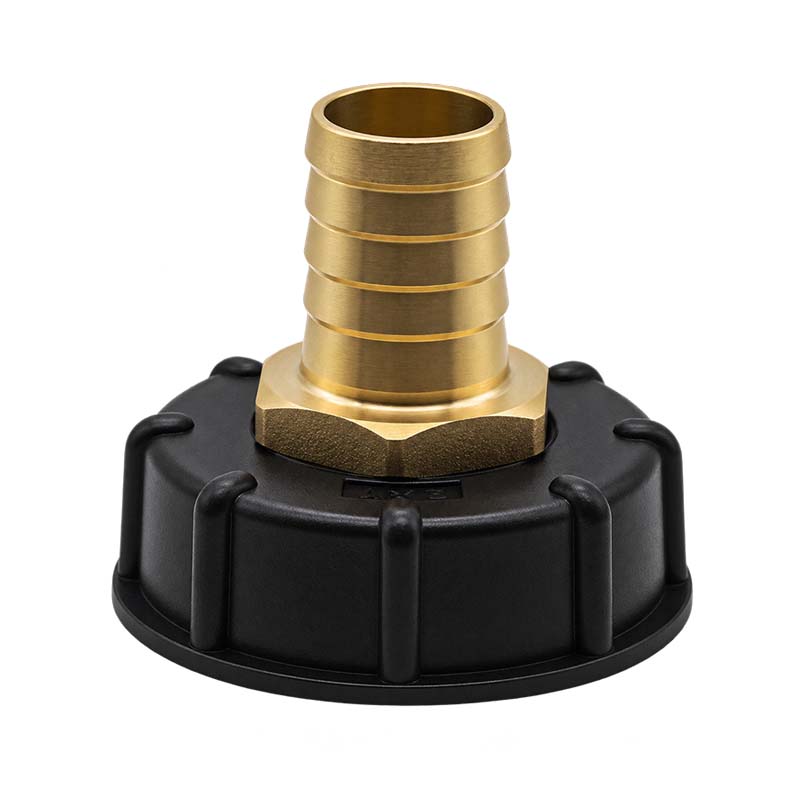 S60 x 6 IBC Adapter auf MS-Tülle 1 1/4" Zoll 32 mm Container Tank Zubehör