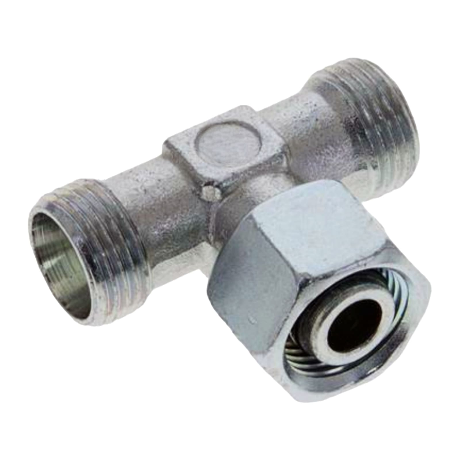 42 L Schneidring Verschraubung einstellbares T-Stück 90° M 52 x 2,0 AG x IG ohne Mutter / Schneidring - PN 160 bar