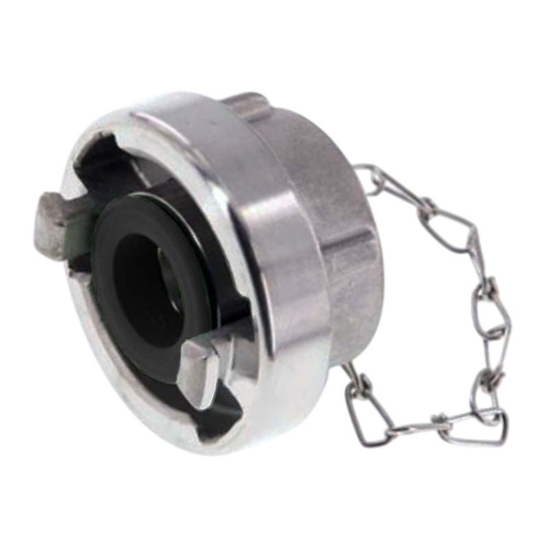STORZ D DN 25 KA 31 Blindkupplung mit Kette Saug Bau Feuerwehr Schlauch Aluminium - PN 10 bar