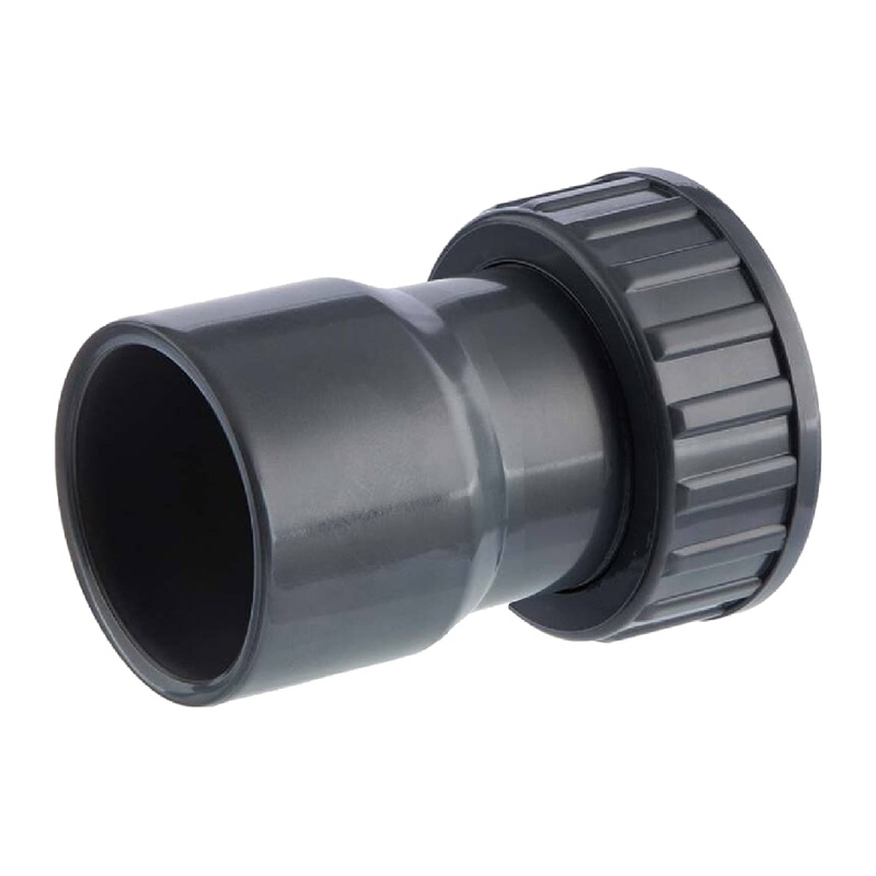 32 mm x 1 1/4" PVC Klebe Fitting 2/3 Verschraubung Überwurfmutter Innengewinde - PN 16 bar