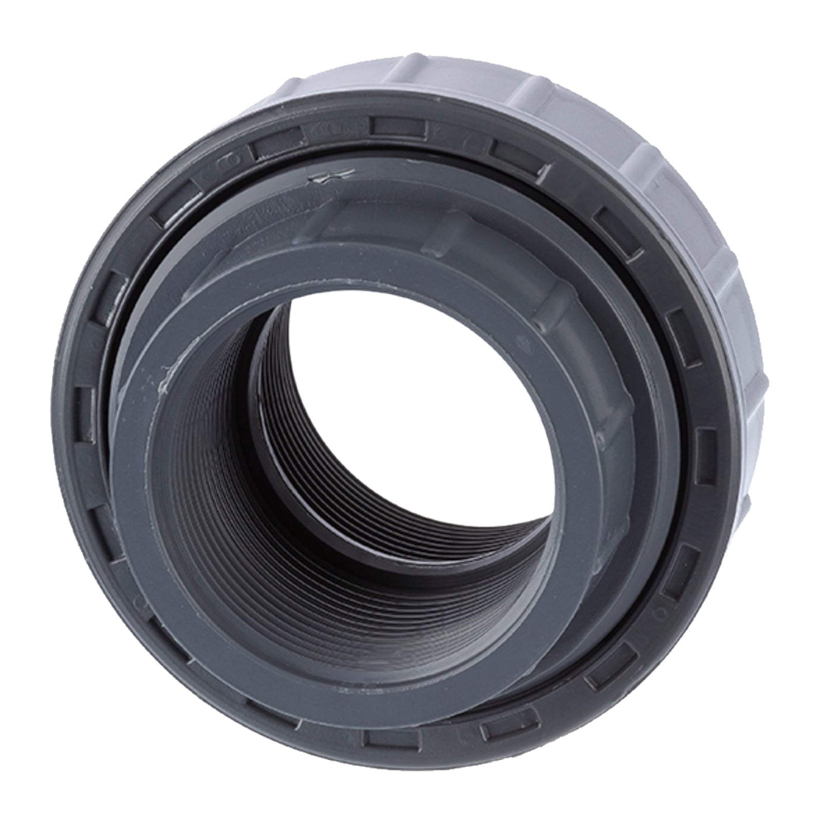 4" PVC Fitting Verschraubung 2-fach Innen Gewinde Verbinder - PN 10 bar