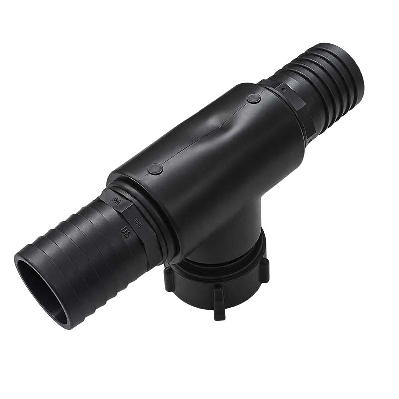 S60 x 6 IBC T-Stück Adapter 2-fach Tülle Stutzen 3/4" (19 mm) Container Fass Tank Zubehör PN 10 bar