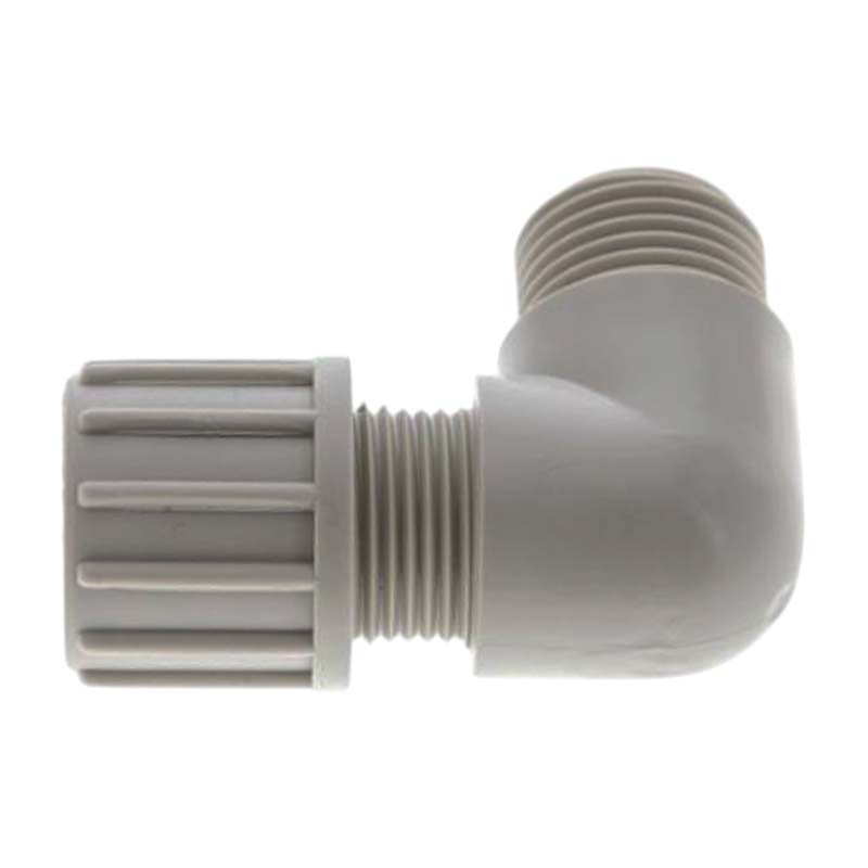 6 x 4 mm x 1/8" Winkel 90° Kupplung Aussengewinde PA PP Schlauch Verbinder FDA - PN 10 bar