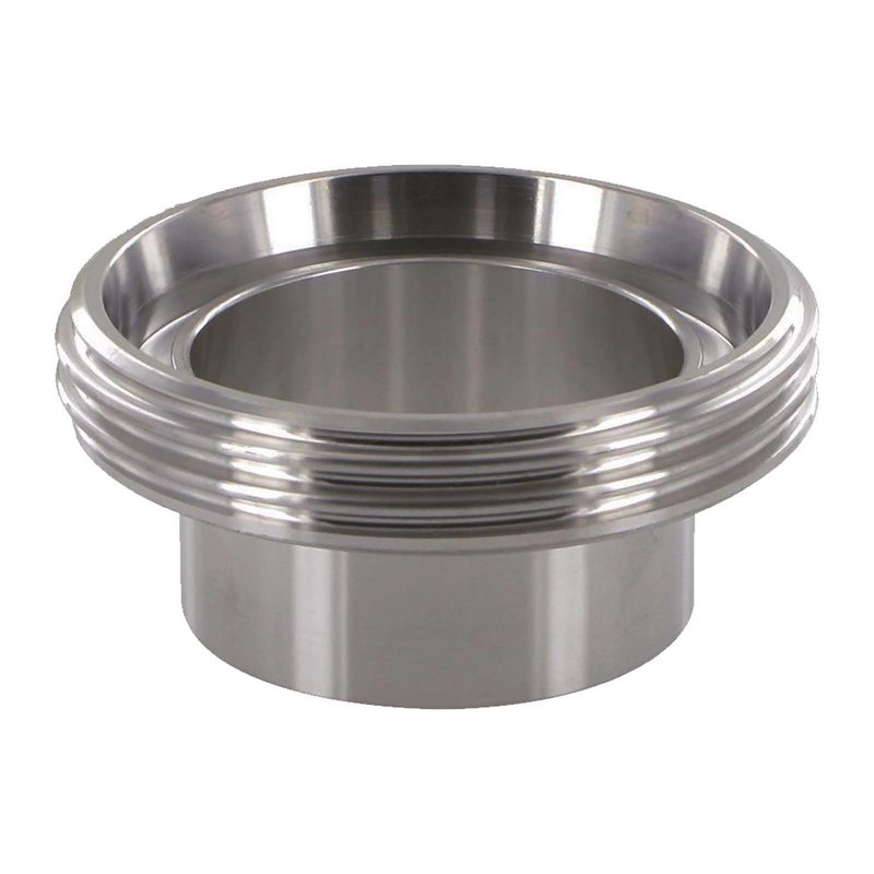 DN 40 Milchrohr Verschraubung DIN 11851 VT Vaterteil Stutzen Außengewinde Anschweißende ID x AD 38 x 41 mm - PN 25 bar