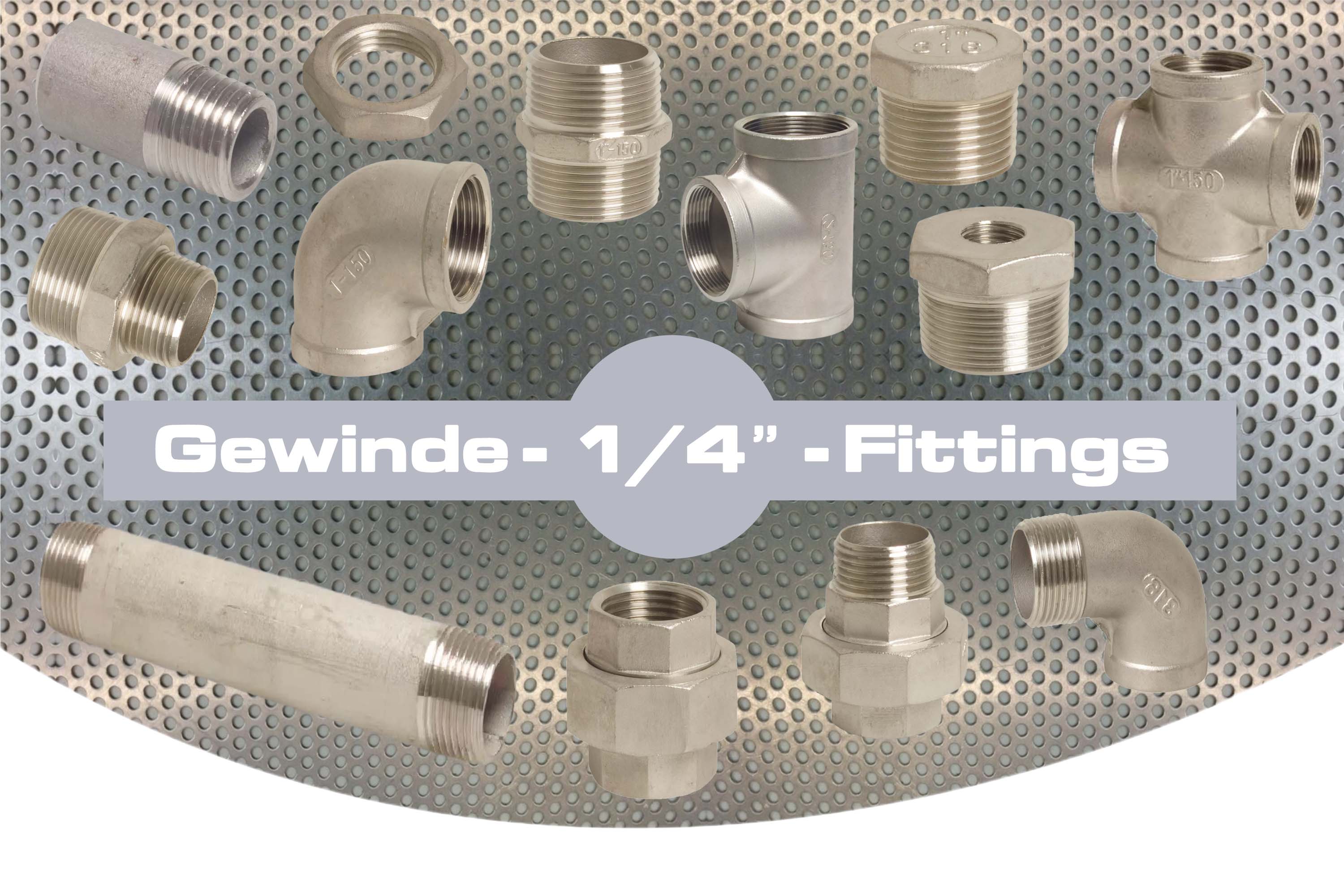 1/4"