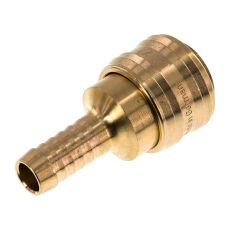 10 mm Druckluft Kupplung Dose Schnell Schlauch Tülle Messing NW 7,2 LW - PN 35 bar