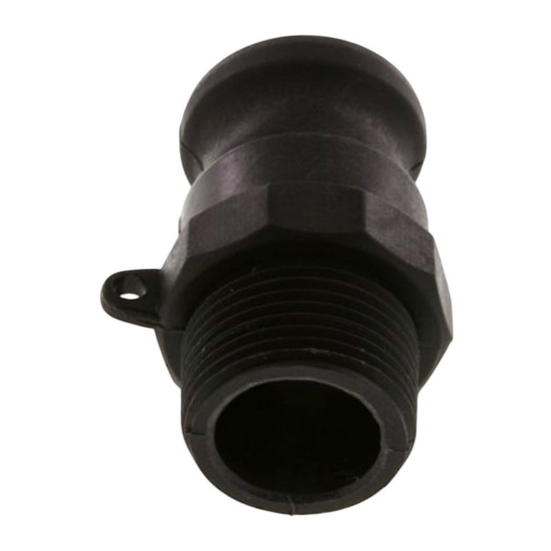 Kamlock Typ F (PP) Vaterteil - 53,4 mm Stecker mit Außengewinde (AG) 1 1/4" Zoll DN 40  - PN 6,5 bar