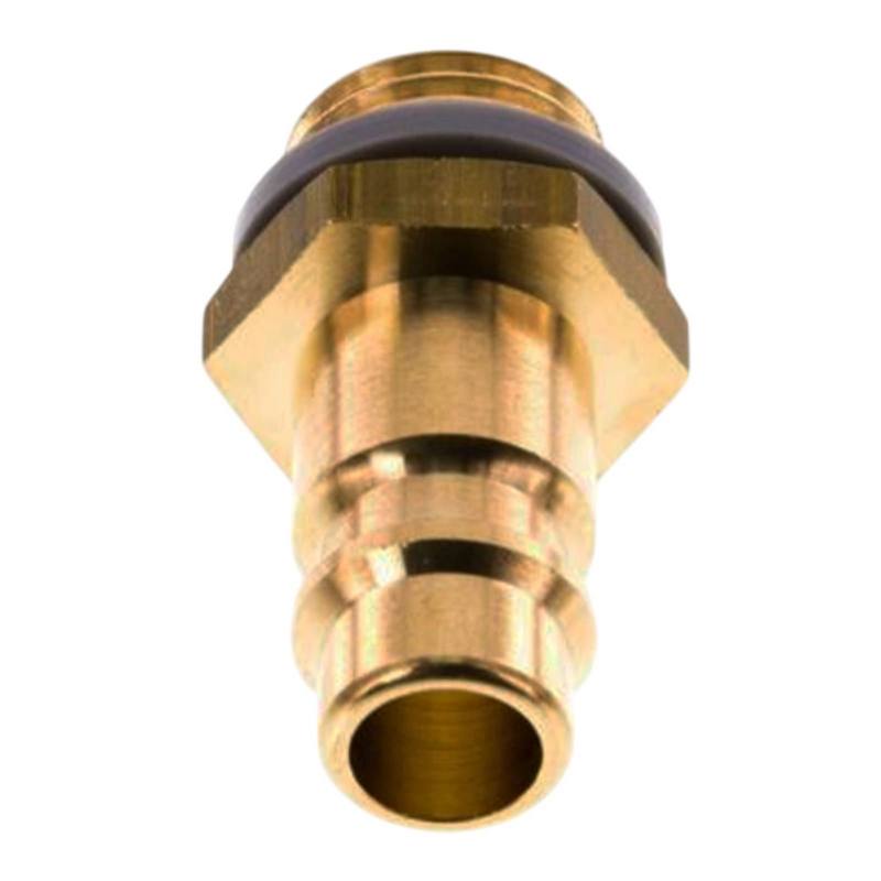 1/8" Druckluft Stecker Nippel Einsteck Anschluss Messing NW 7,2 mit Innengewinde AG - PN 35 bar