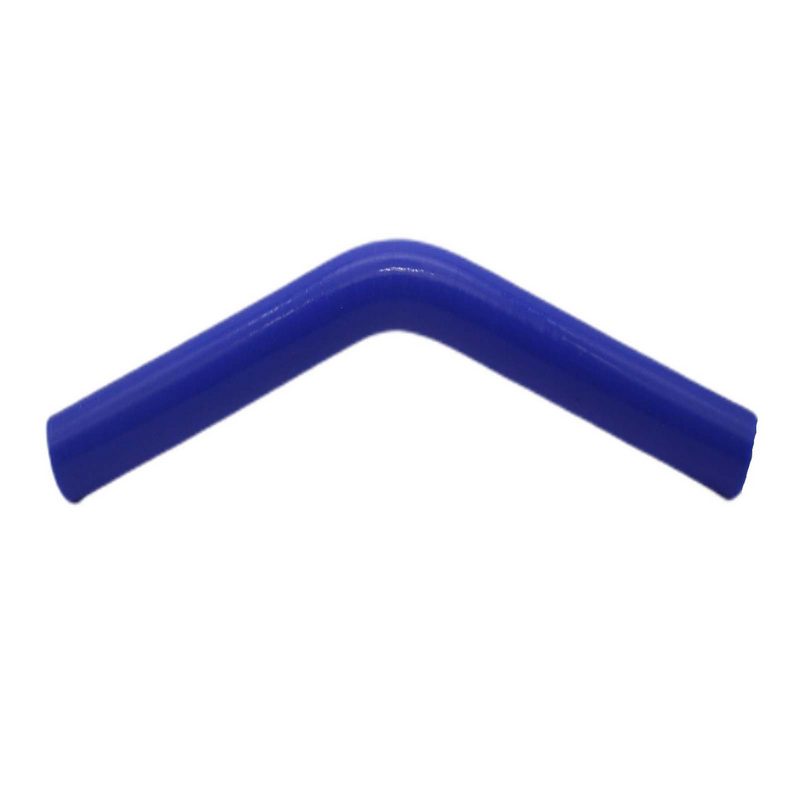102 x 112 mm Kühlerschlauch Silikon Bogen 45° LLK Ladeluft Kühlmittel Schlauch blau (4,0 bar) - 200 mm