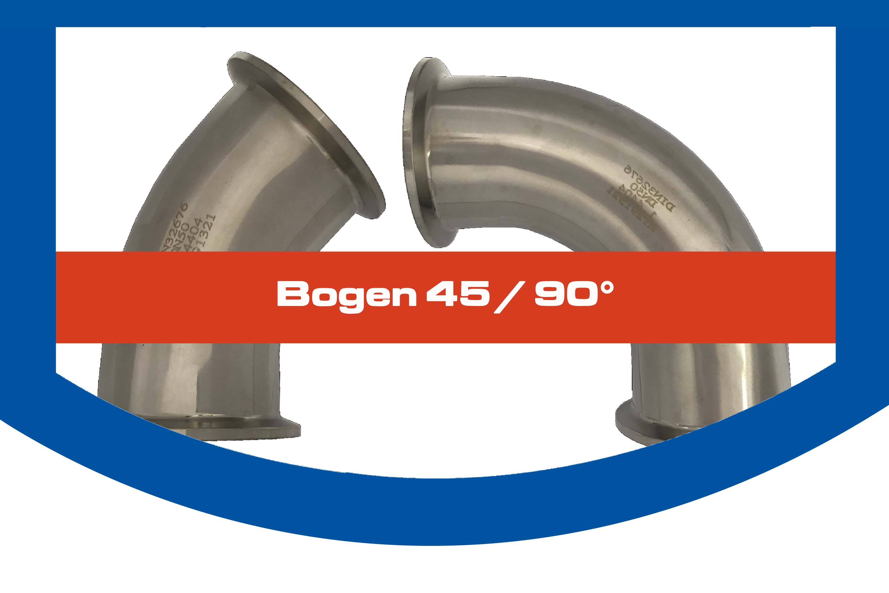 Bogen 45 / 90°