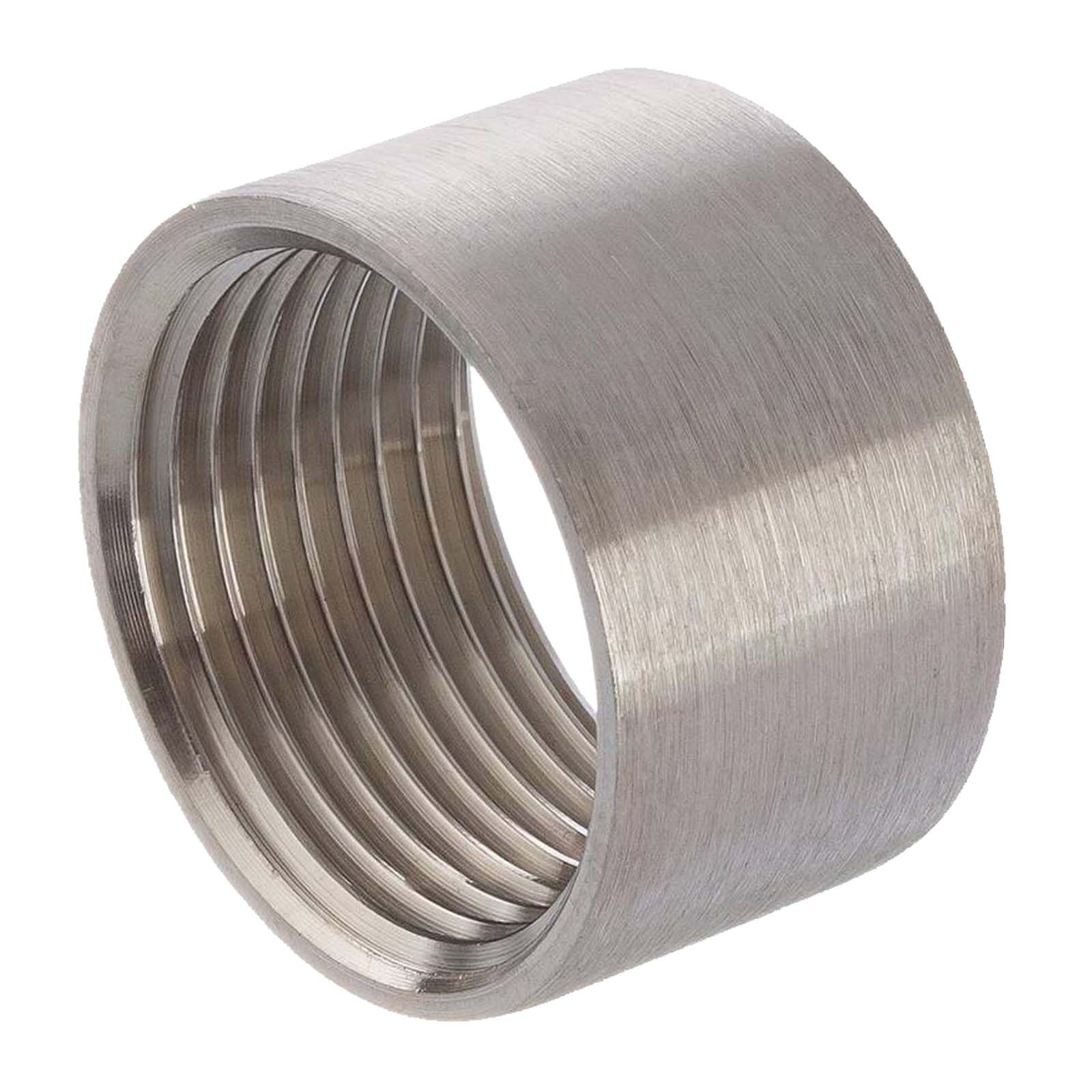 4" Edelstahl FItting V4A AISI 316 Nr. 270A - Muffe kurz (41,5 mm) Innengewinde IG - PN 10 bar