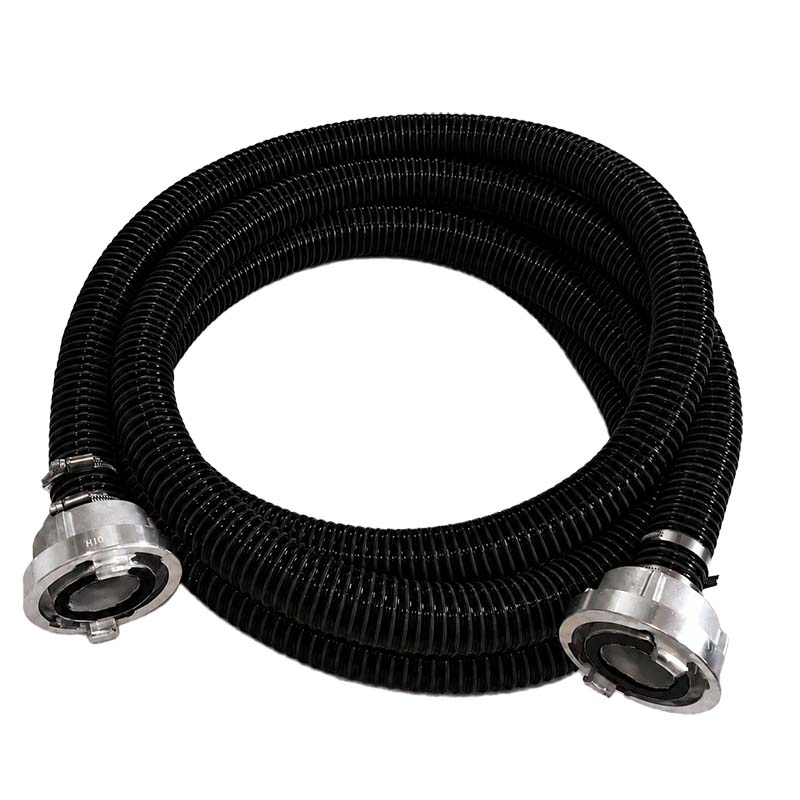 STORZ D DN25 KA31 - 25 mm 1" PVC Saug Ansaug Pumpen Spiral Schlauch PN 5 bar schwarz - 3 m Rolle
