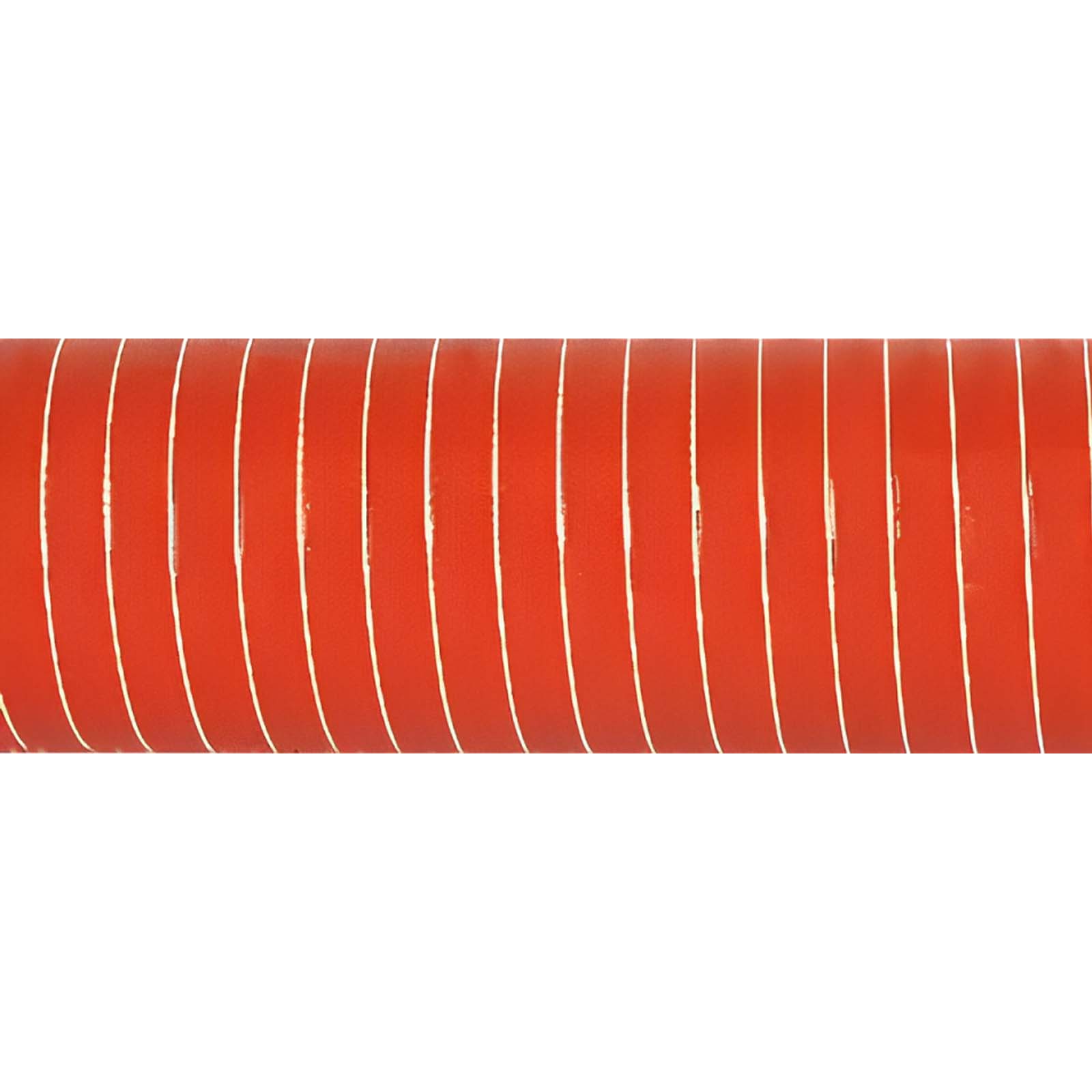 25 mm Silikon Heißluftschlauch rot - einlagig - Wandstärke 0,27 mm - PN 1.4 bar