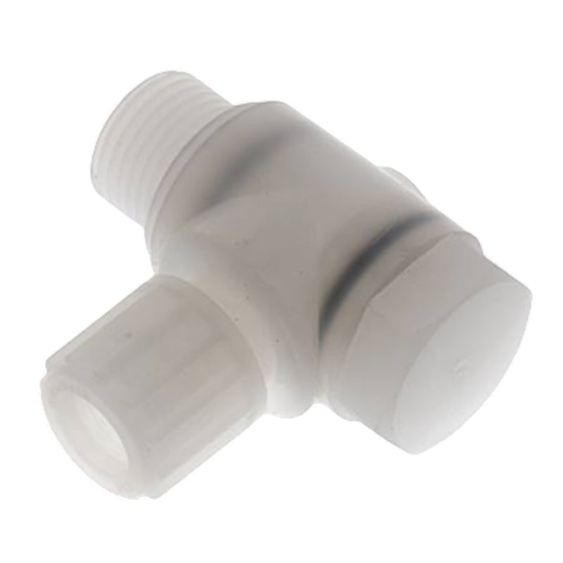 12 x 10 mm x 1/2" Winkel 90° Kupplung Aussengewinde PVDF Verschraubung PA PP Schlauch FDA drehbar - PN 10 bar