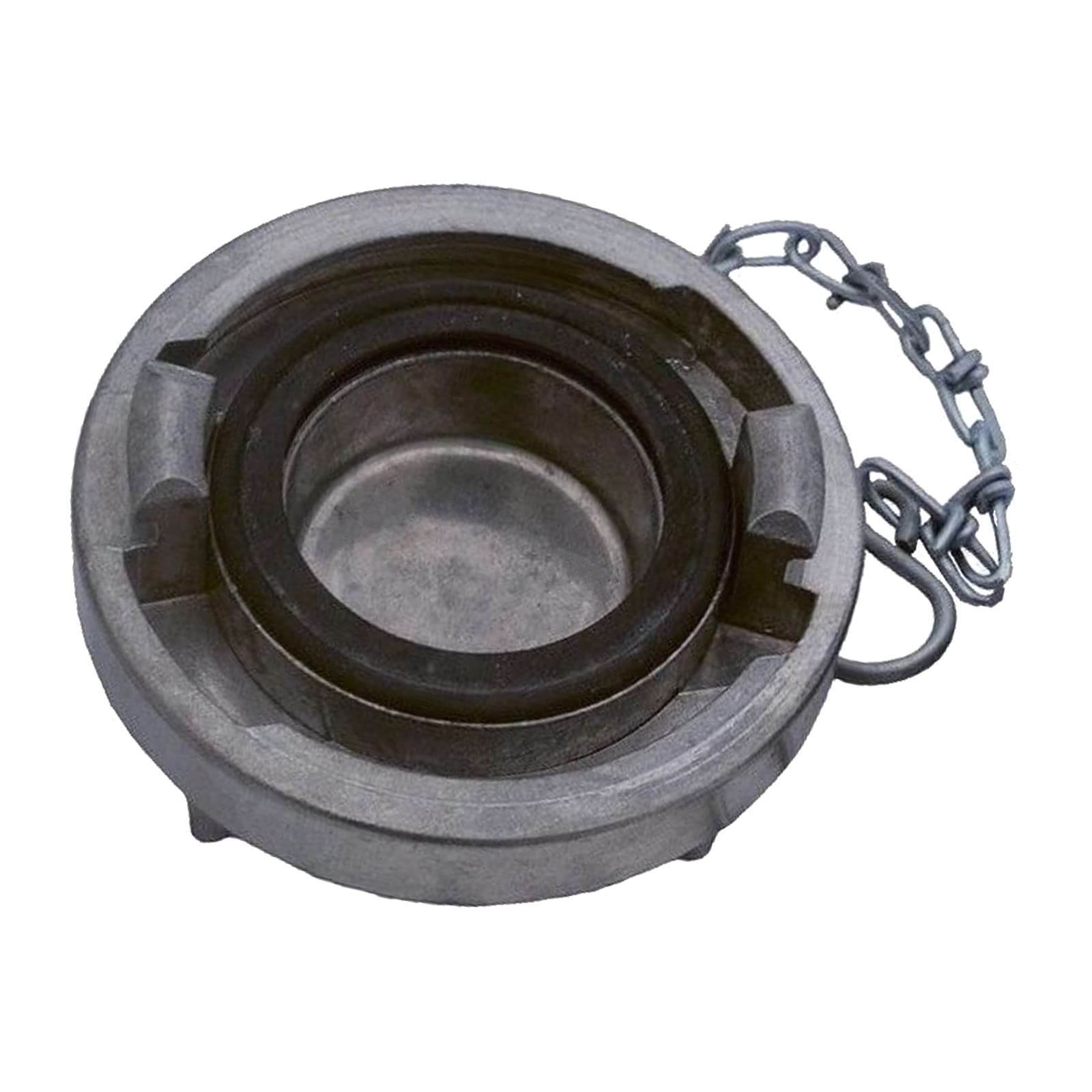 STORZ DN 65 KA 81 Blindkupplung mit Kette Saug Bau Feuerwehr Schlauch Aluminium - PN 16 bar