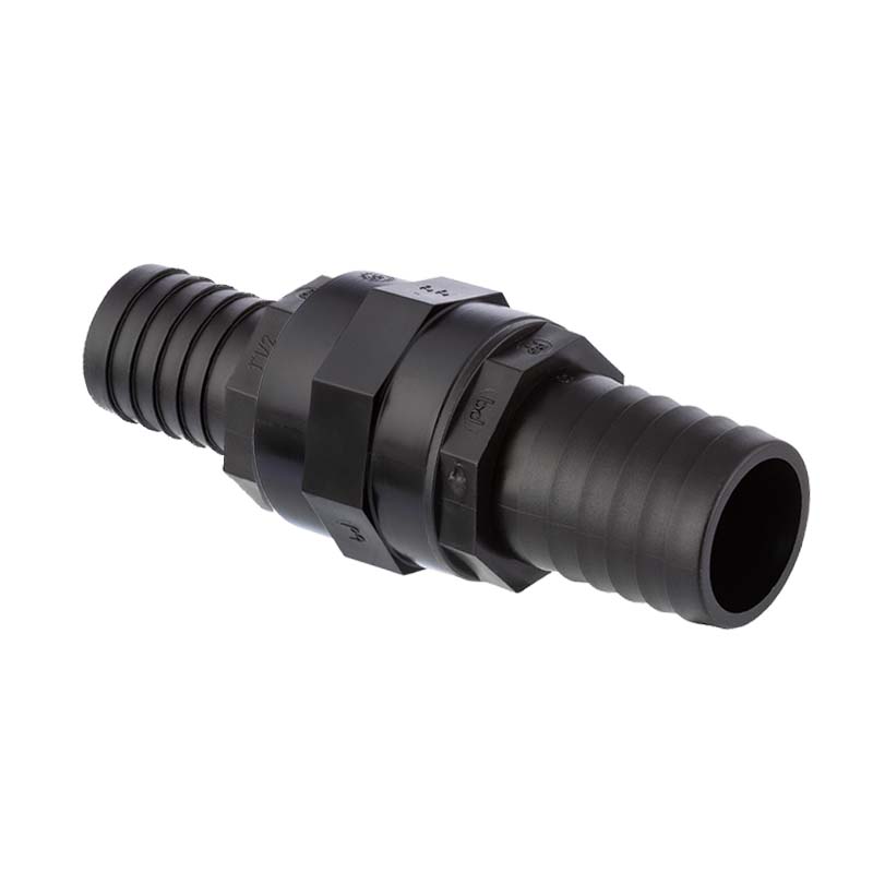 25 x 13 mm PP Schlauch Verbinder reduziert 2-fach Stutzen Tülle Pool Teich Garten PP schwarz - PN 6 bar
